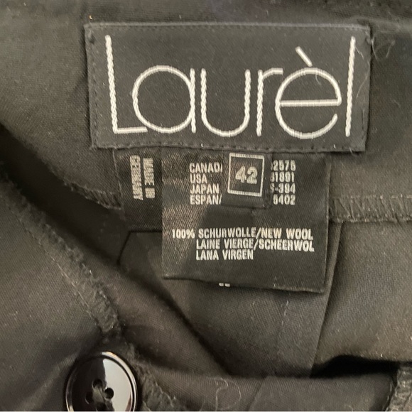 ESCADA Laurél High Waisted Wool Tapered Hem Pants German size 42/US 12/L - Picture 5 of 5